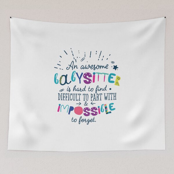 Item preview, An Awesome Babysitter Gift Idea - Impossible to forget designed and sold by betternotes.