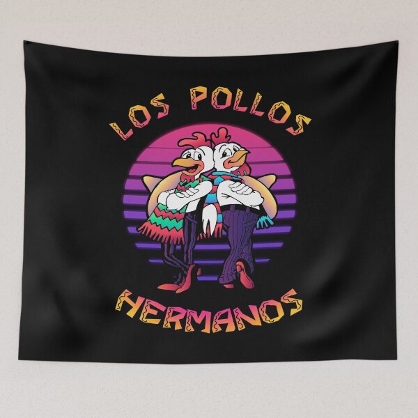 Item preview, Los Pollos Hermanos - retrowave designed and sold by Vitaliy Klimenko.