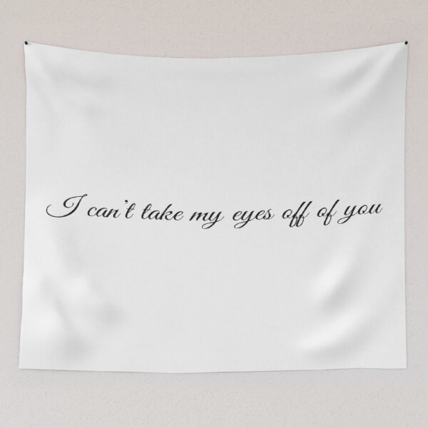 Item preview, I Can't Take My Eyes Off Of You (Black) designed and sold by UnicornPeeps.