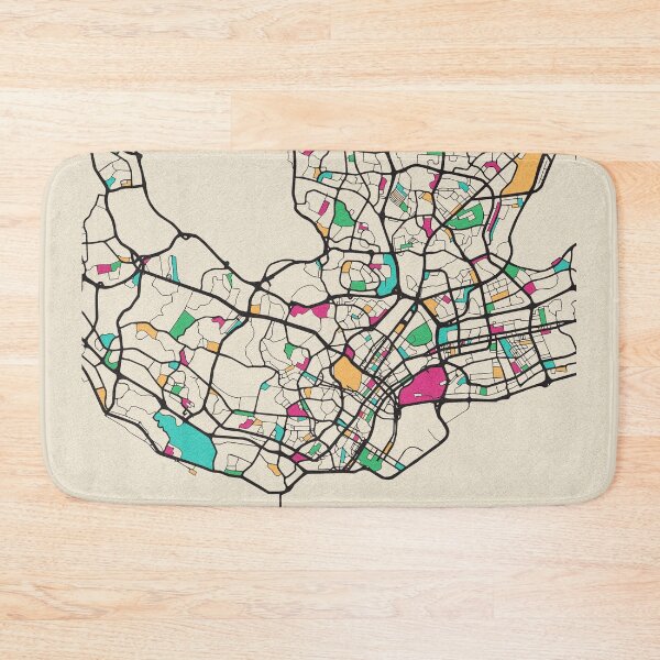 Item preview, Singapore City Street Map designed and sold by A Deniz Akerman.