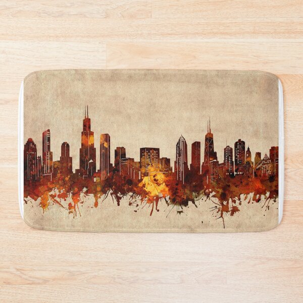 Item preview, chicago skyline vintage designed and sold by BekimART2.