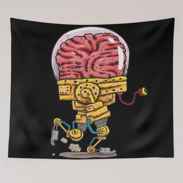 Item preview, Big Headed Funny Robot designed and sold by kalud-zoldyck.