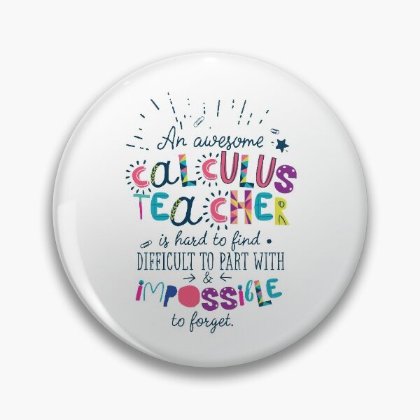 Item preview, An Awesome Calculus Teacher Gift Idea - Impossible to forget designed and sold by betternotes.