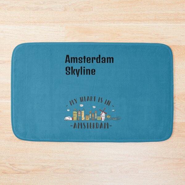 Item preview, Blue Amsterdam Skyline designed and sold by DamaliePierre.