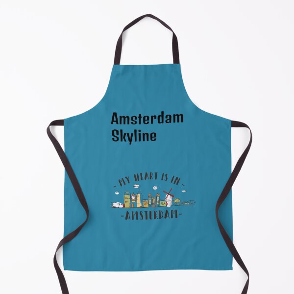 Item preview, Blue Amsterdam Skyline designed and sold by DamaliePierre.