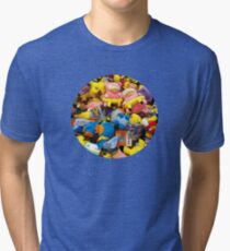 Pokemon plushies Tri-blend T-Shirt