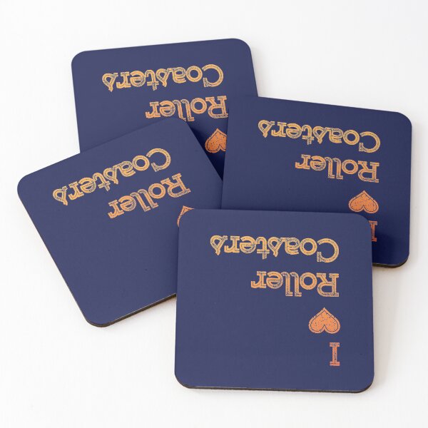Item preview, I Love Rollercoasters upside down designed and sold by careerdesigns.