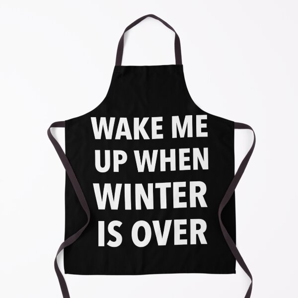 Item preview, Wake me Up When Winter is Over in Black and White designed and sold by neopop.