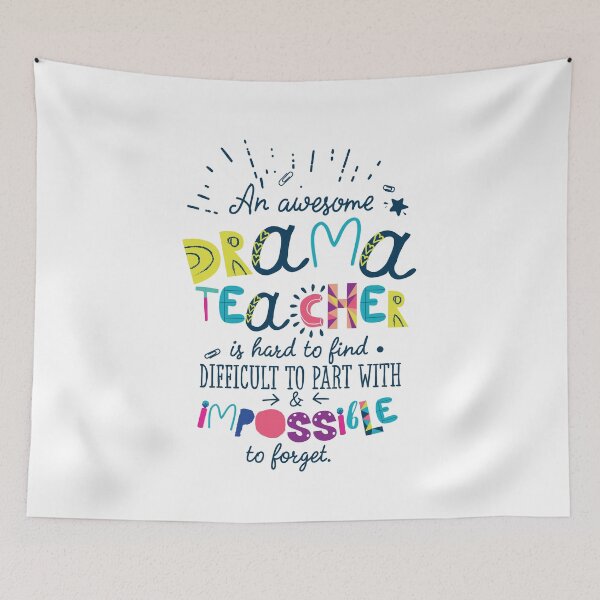 Aperçu de l'œuvre An Awesome Drama Teacher Gift Idea - Impossible to forget créée et vendue par betternotes.