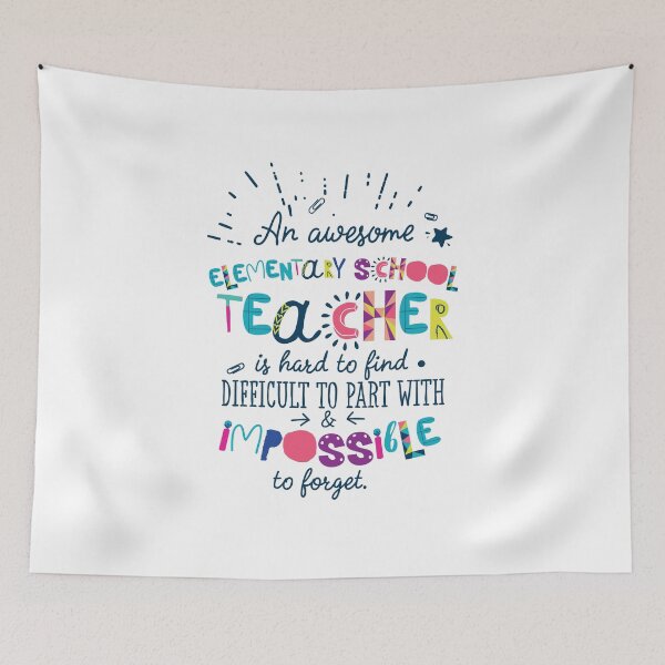 Item preview, An Awesome Elementary School Teacher Gift Idea - Impossible to forget designed and sold by betternotes.