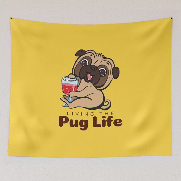 Item preview, Living The Pug Life Gift designed and sold by Checivinicius.
