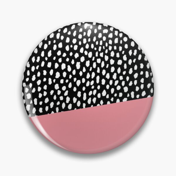 Item preview, Handmade Polka Dot Brush Spots with Pink Stripe designed and sold by Design Minds Boutique.