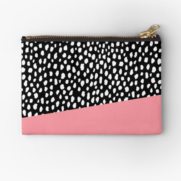 Item preview, Handmade Polka Dot Brush Spots with Pink Stripe designed and sold by Design Minds Boutique.
