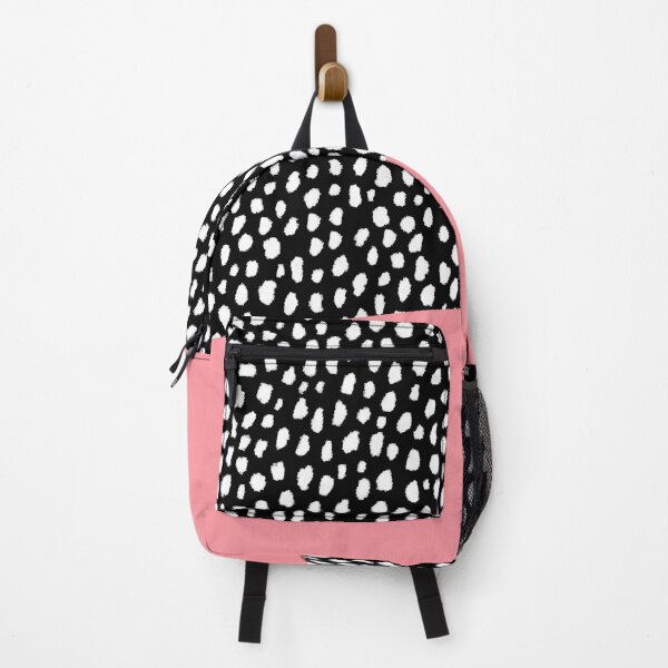 Item preview, Handmade Polka Dot Brush Spots with Pink Stripe designed and sold by Design Minds Boutique.