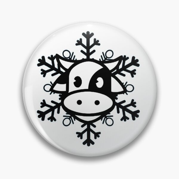 Item preview, Black CowFlake designed and sold by RhondaVarner.