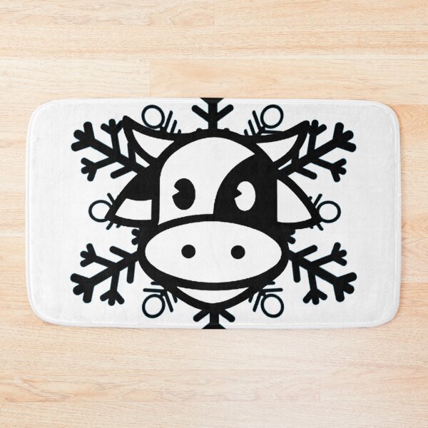 Item preview, Black CowFlake designed and sold by RhondaVarner.