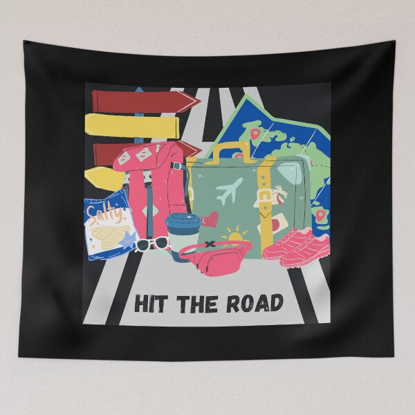 Item preview, Hit the road|Road trip  designed and sold by Lavannya.