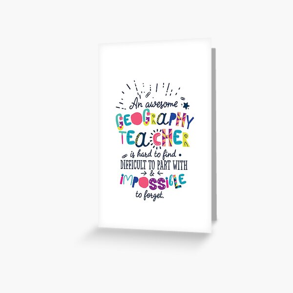 Item preview, An Awesome Geography Teacher Gift Idea - Impossible to forget designed and sold by betternotes.
