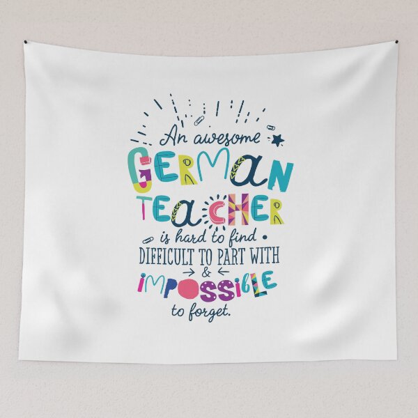 Artikelvorschau, Eine tolle Geschenkidee für Deutschlehrer - Unvergesslich entworfen und verkauft von betternotes.
