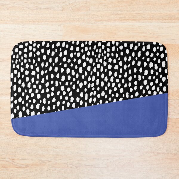 Item preview, Handmade Polka Dot Brush Spots with Blue Stripe designed and sold by Design Minds Boutique.