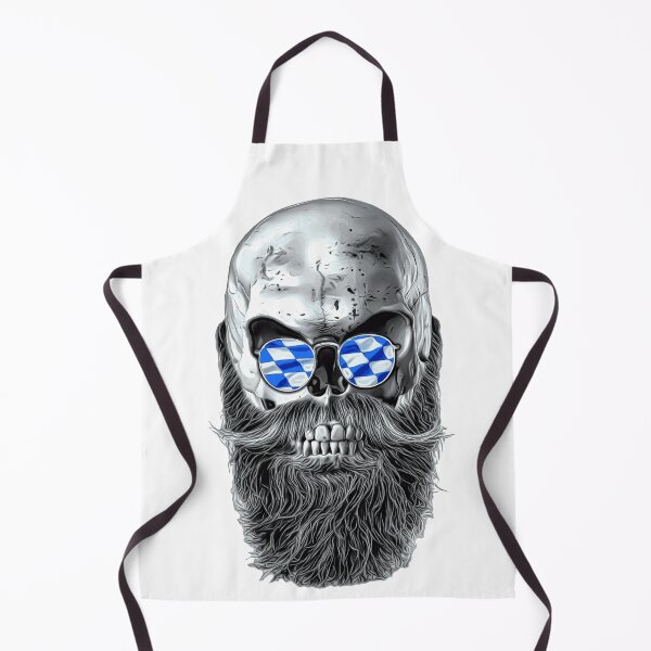 Item preview, Bavarian hipster skull designed and sold by drizzd.
