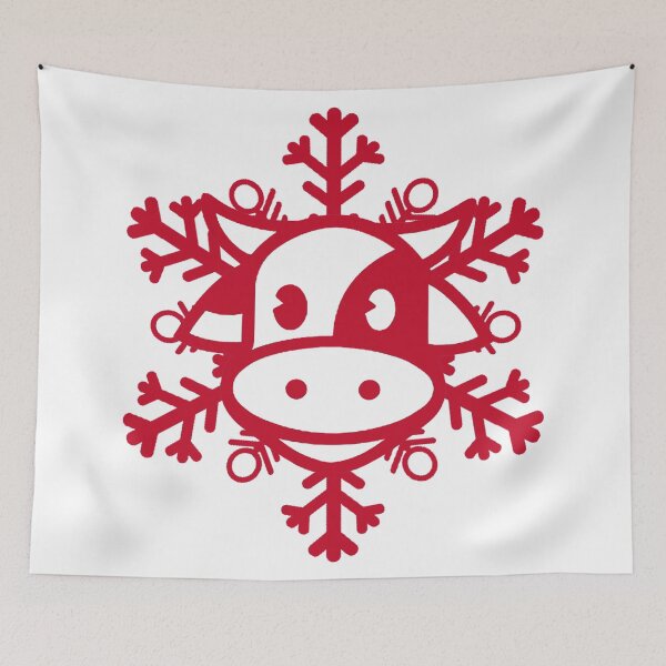 Item preview, Red CowFlake designed and sold by RhondaVarner.