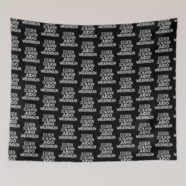 Item preview, Essen Schlafen Judo Wiederholen designed and sold by ReluctantChickn.