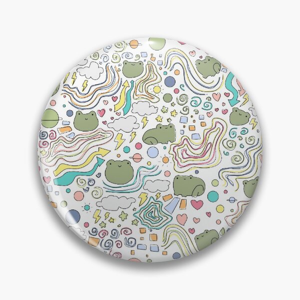 Item preview, Colored Frog Pattern designed and sold by viv-trinh.