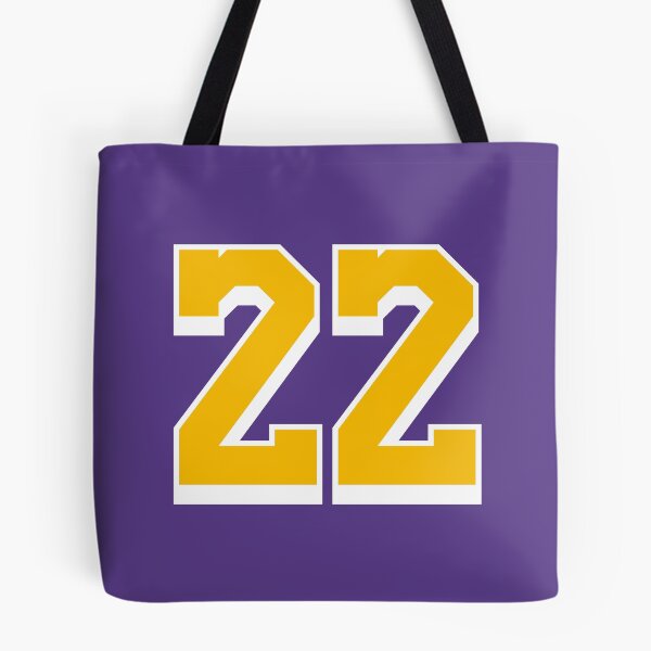 Item preview, 22 Yellow Number Twenty-two Purple Basketball Jersey designed and sold by elhefe.