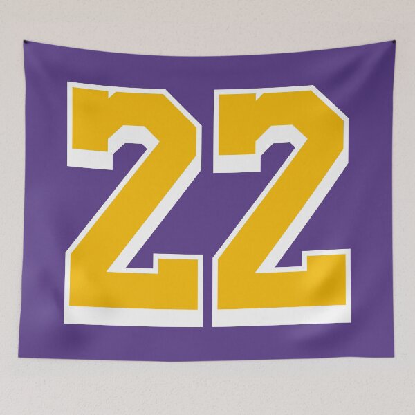 Item preview, 22 Yellow Number Twenty-two Purple Basketball Jersey designed and sold by elhefe.