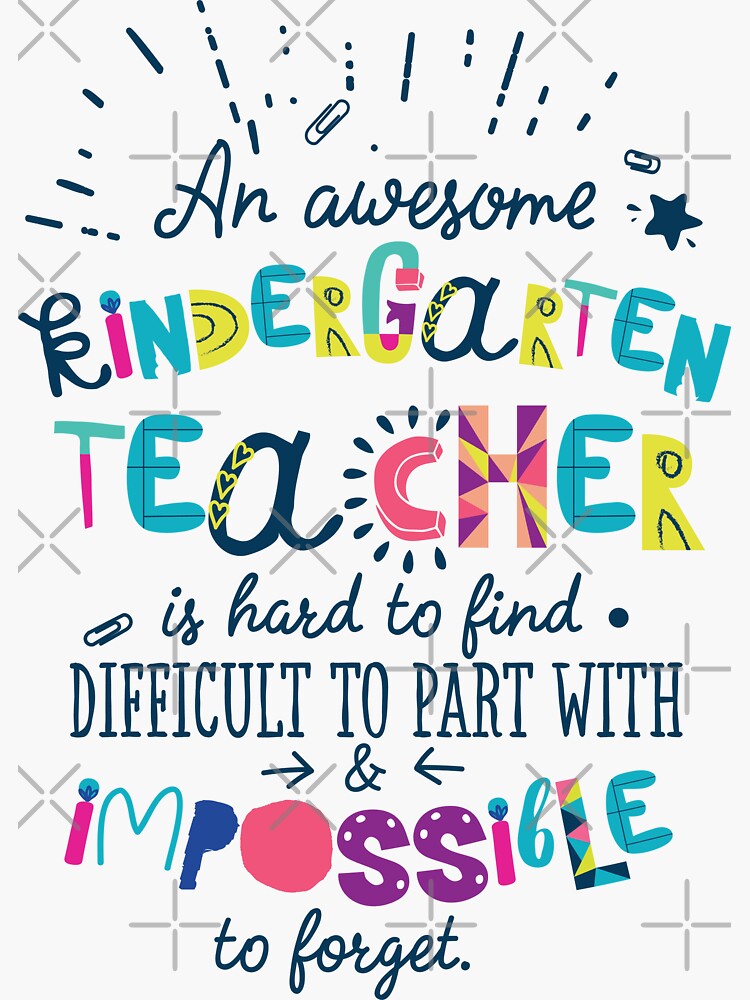 An Awesome Kindergarten Teacher Gift Idea Impossible to forget