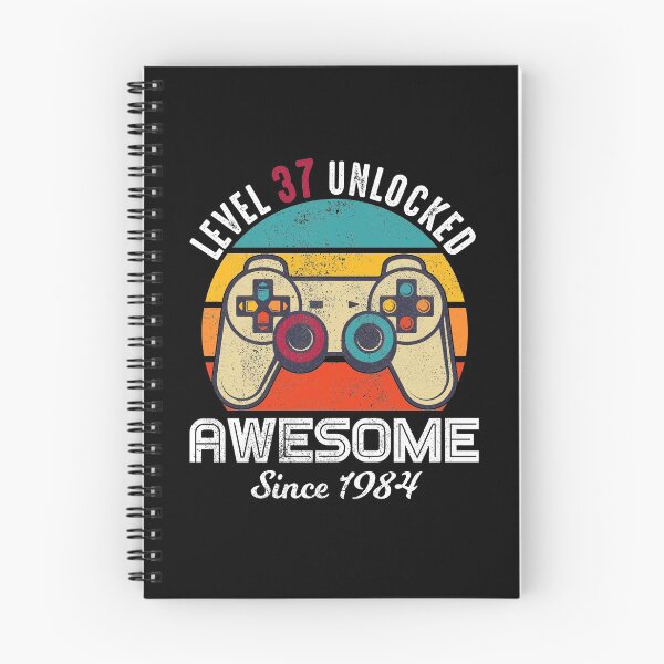 Item preview, Level 37 Unlocked Birthday Awesome Since 1984 designed and sold by RandomStuffShop.