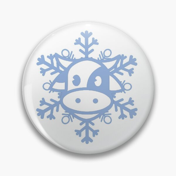 Item preview, Blue CowFlake designed and sold by RhondaVarner.