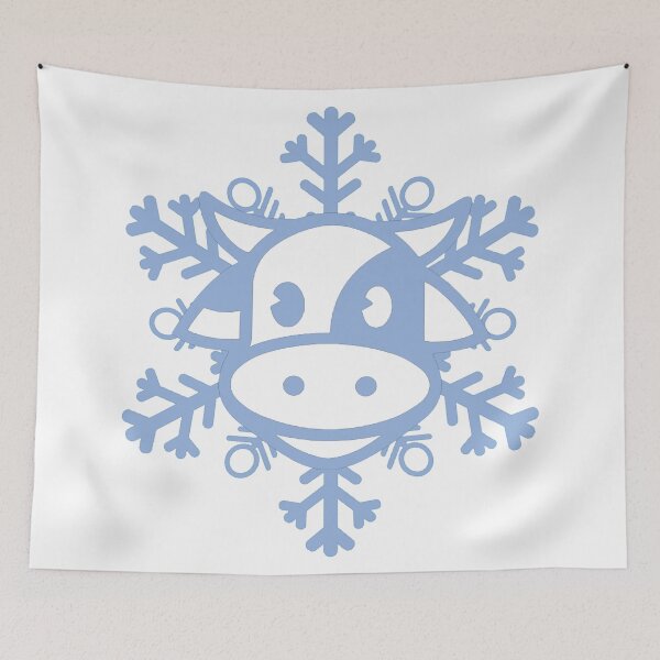 Item preview, Blue CowFlake designed and sold by RhondaVarner.