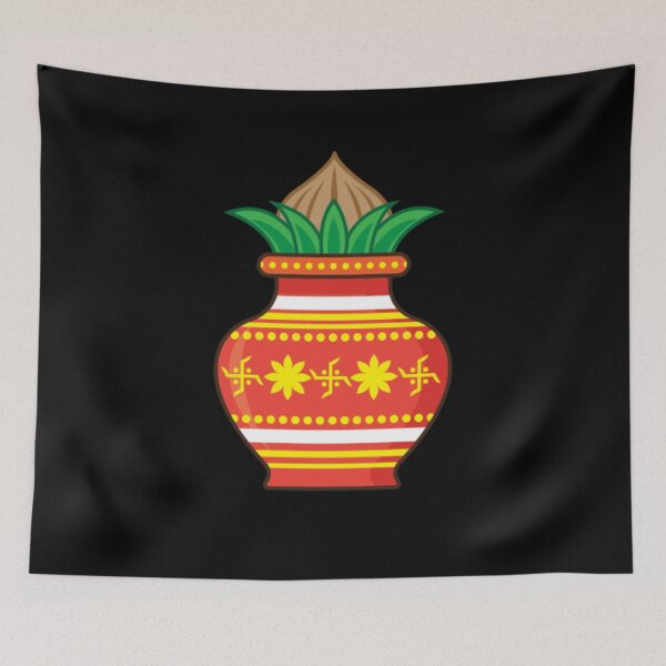 Item preview, Kalash Hindu Symbol for  Good Luck designed and sold by mprakash100.
