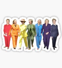 Hillary Clinton Pantsuit Sticker