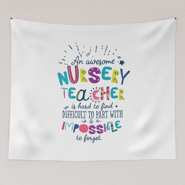 Item preview, An Awesome Nursery Teacher Gift Idea - Impossible to forget designed and sold by betternotes.
