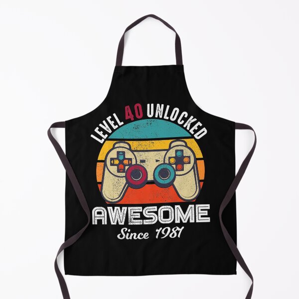 Item preview, Level 40 Unlocked Birthday Awesome Since 1981 designed and sold by RandomStuffShop.