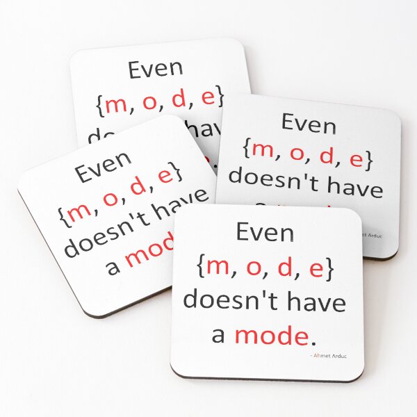 Item preview, Even {m, o, d, e} doesn't have a mode. designed and sold by AhMath.