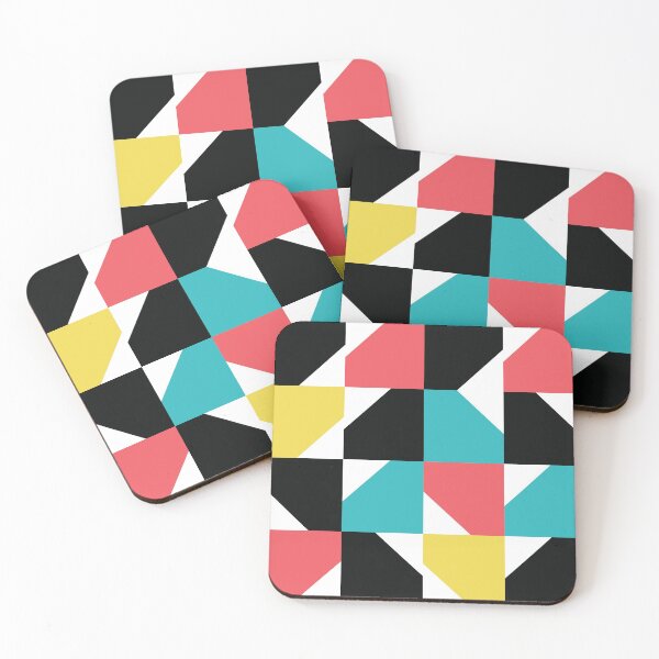 Item preview, Colorful, modern, trendy, fun geometric pattern designed and sold by theendup.