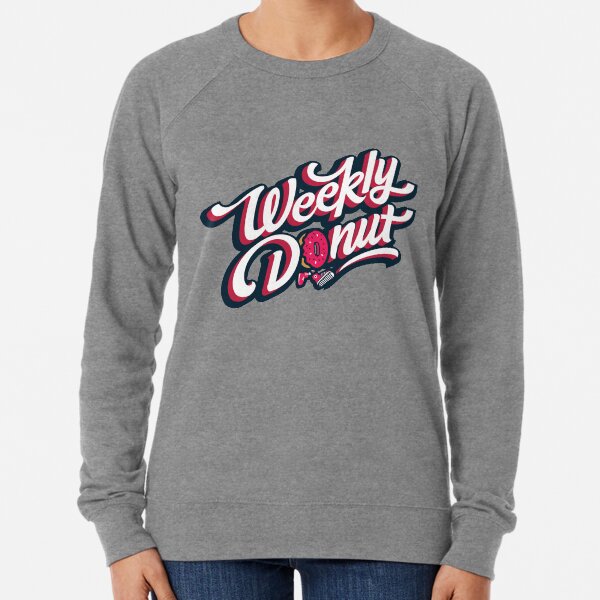 WeeklyDonut Podcast Logo Lightweight Sweatshirt