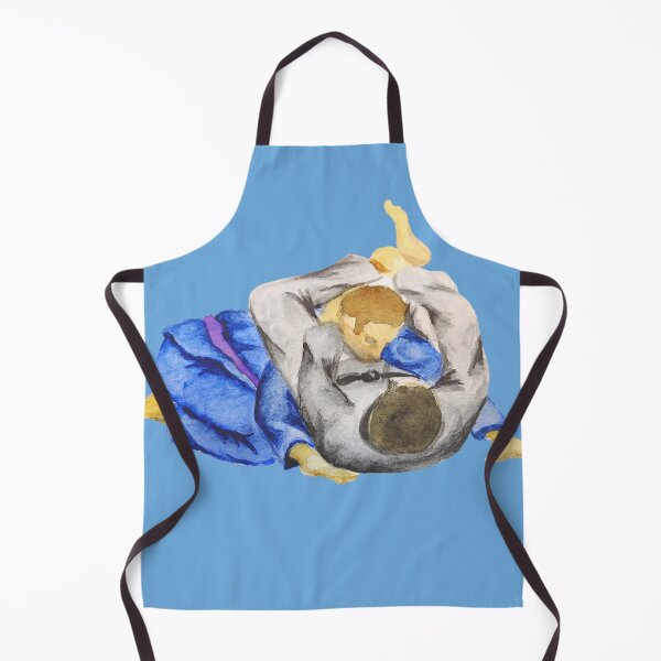 Item preview, Watercolor Jiu-Jitsu Triangle Set-Up designed and sold by AlexArtwork.