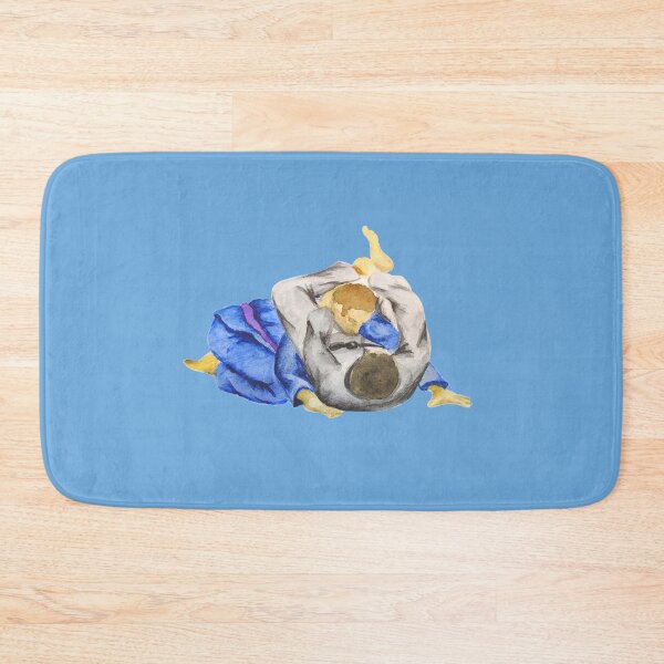 Item preview, Watercolor Jiu-Jitsu Triangle Set-Up designed and sold by AlexArtwork.