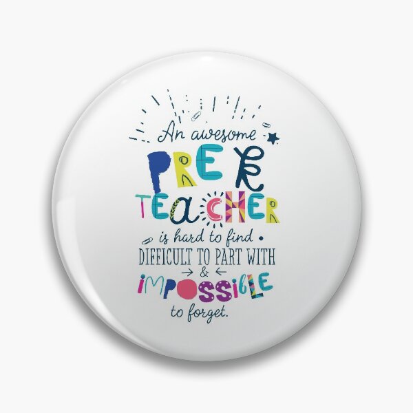 Item preview, An Awesome Pre-K Teacher Gift Idea - Impossible to forget designed and sold by betternotes.