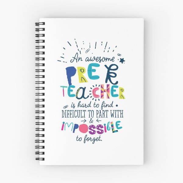 Item preview, An Awesome Pre-K Teacher Gift Idea - Impossible to forget designed and sold by betternotes.