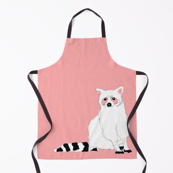 Item preview, Minimalistic Pink Raccoon Line Art Decor designed and sold by MindCereal.