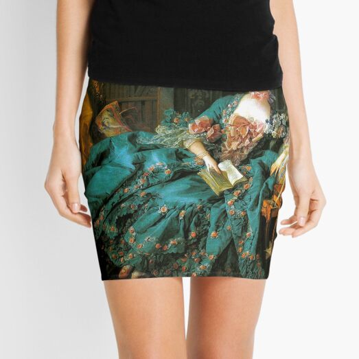 Madame de Pompadour-Francois Boucher Mini Skirt