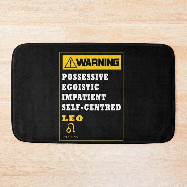 Item preview, WARNING ZODIAC SIGN LEO designed and sold by GraphicMedia.