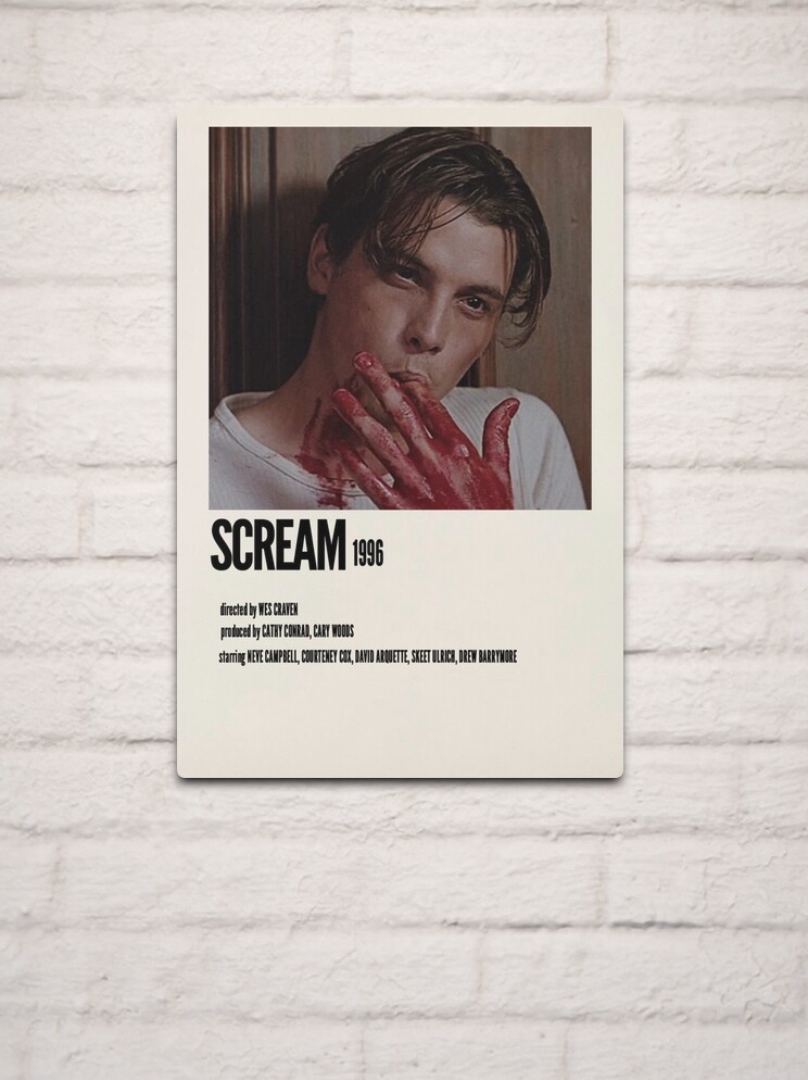 SCREAM 2 Newspaper Aluminium Poster 