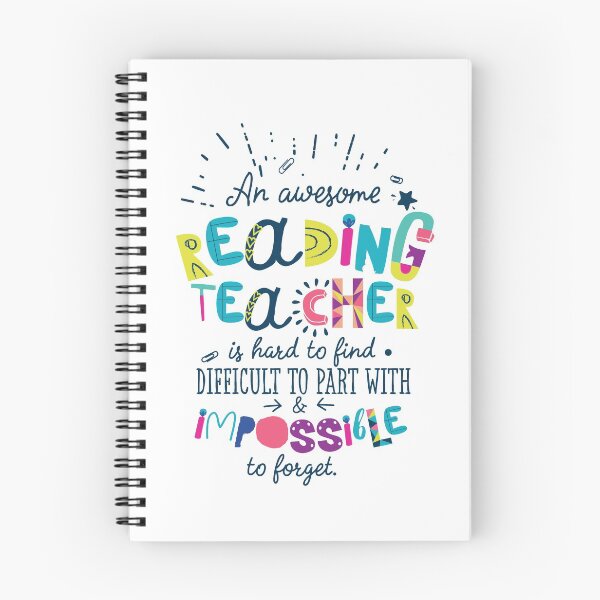 Item preview, An Awesome Reading Teacher Gift Idea - Impossible to forget designed and sold by betternotes.